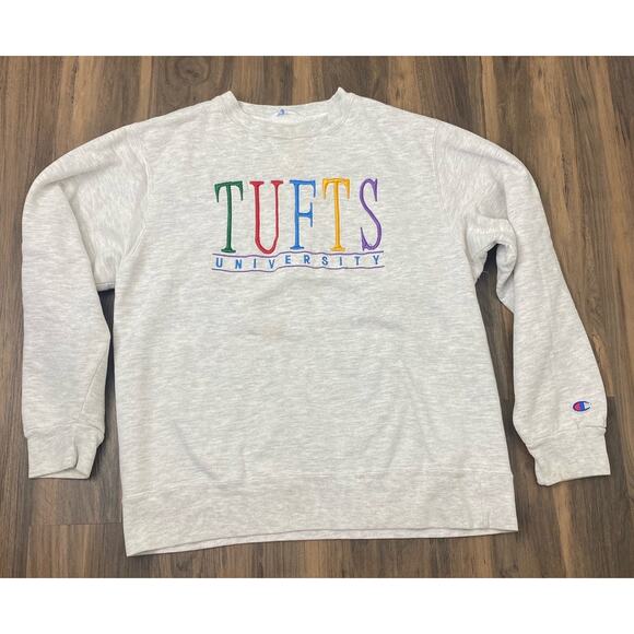 Champion Other - VTG 90s Champion Tufts University stitched graphic crewneck pullover sweatshirt
